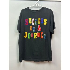 Another Hype Piece Mens XL Black‎ Graphic Tee Success is a Journey